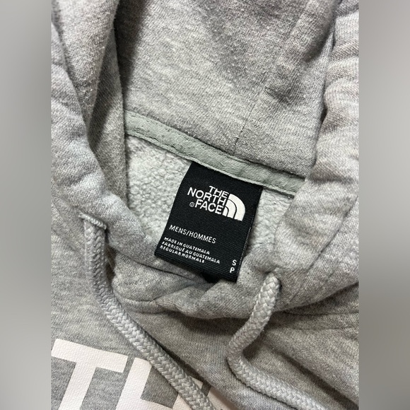 North Face Hoodie Sweatshirt Heather Gray Mens Small - Picture 3 of 6